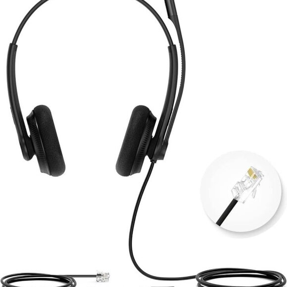 Yealink YHS34 LITE MONO Analog Wired Headset - Picture 1 of 4